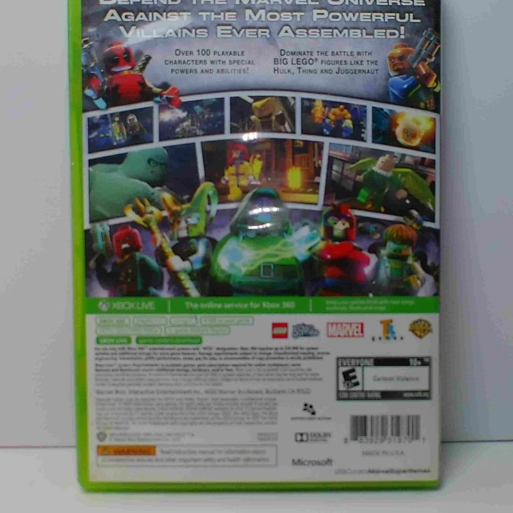 LEGO MARVEL Super Heroes Xbox 360 2013 Complete CIB Disc Case Manual